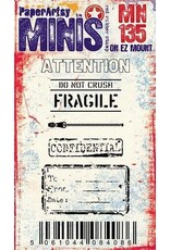 PAPER ARTSY PAPER ARTSY MINIS MN135 CLING STAMP