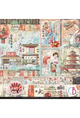 CIAO BELLA CIAO BELLA LAND OF THE RISING SUN 12x12 PAPER PAD 12 SHEETS