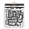 STAMPERIA STAMPERIA GARDENS OF TIME TUBES 20x25cm STENCIL