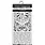 STAMPERIA STAMPERIA GARDENS OF TIME CLOCK AND BUTTERFLY 12x25cm STENCIL