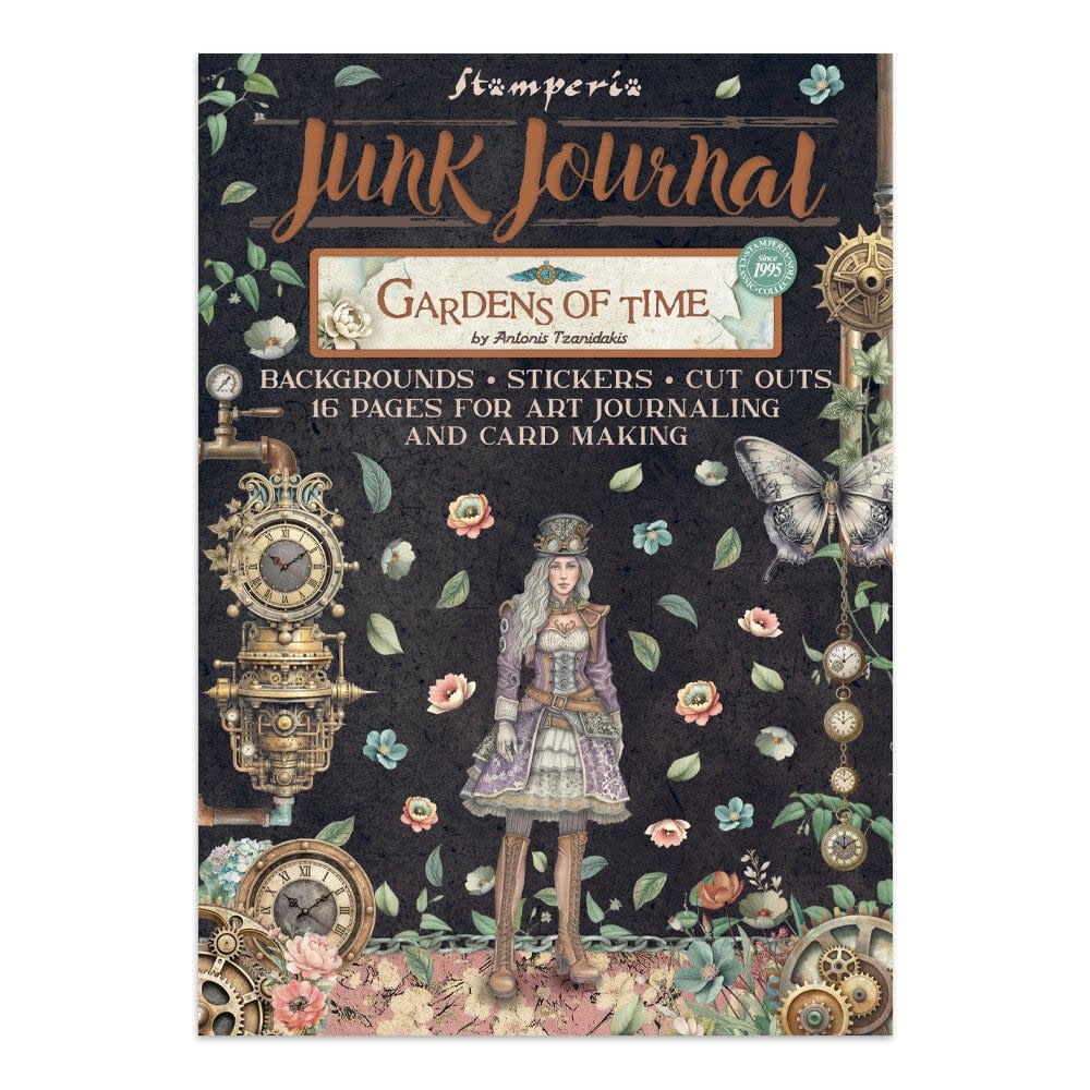 STAMPERIA STAMPERIA GARDENS OF TIME JUNK JOURNAL