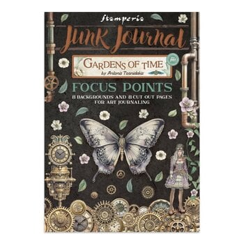 STAMPERIA STAMPERIA GARDENS OF TIME A5 FOCUS POINTS JUNK JOURNAL