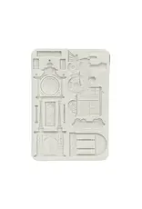 STAMPERIA STAMPERIA GARDENS OF TIME TRAIN AND LONGCASE CLOCK A5 SILICONE MOULD