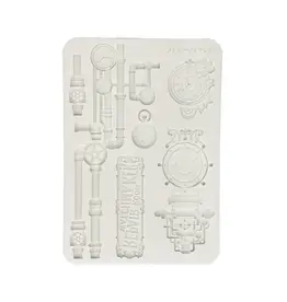 STAMPERIA STAMPERIA GARDENS OF TIME CLOCKS AND TUBES A5 SILICONE MOULD