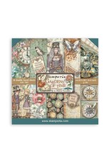 STAMPERIA STAMPERIA GARDENS OF TIME 8x8 PAPER PACK 10 SHEETS