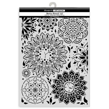 STAMPERIA STAMPERIA ART STORIES MANDALA PATTERN A3 STENCIL