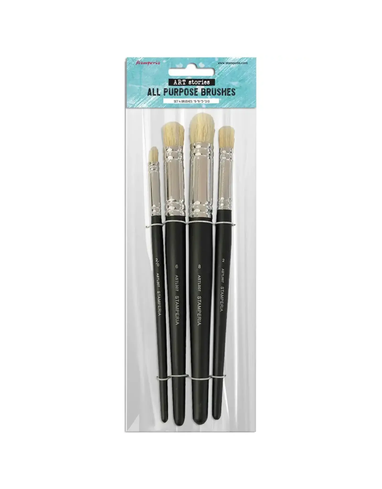 STAMPERIA STAMPERIA ART STORIES ART BRUSHES SET 4/PK