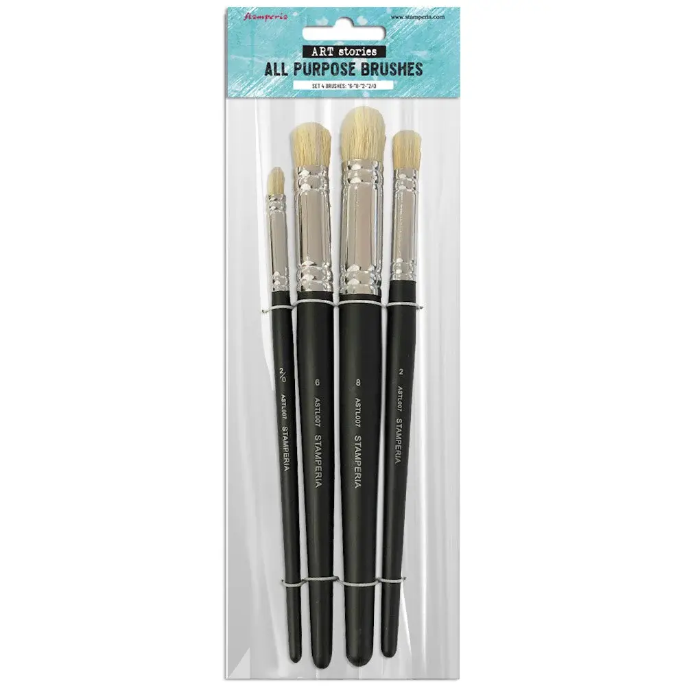 STAMPERIA STAMPERIA ART STORIES ART BRUSHES SET 4/PK