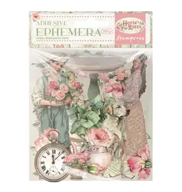 STAMPERIA STAMPERIA HOUSE OF ROSES EPHEMERA ADHESIVE PAPER CUT OUTS