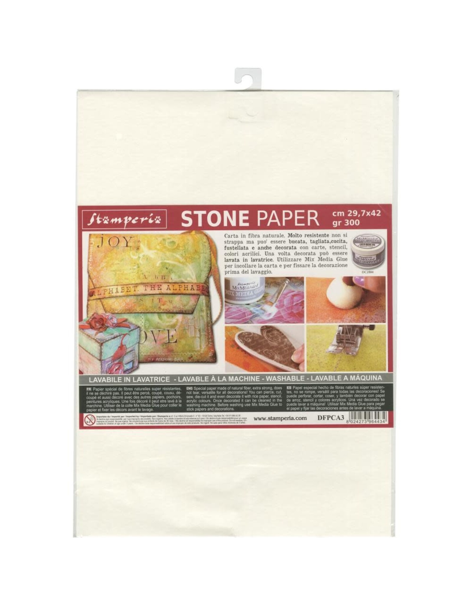 STAMPERIA STAMPERIA A3 STONE PAPER 29.7X42CM