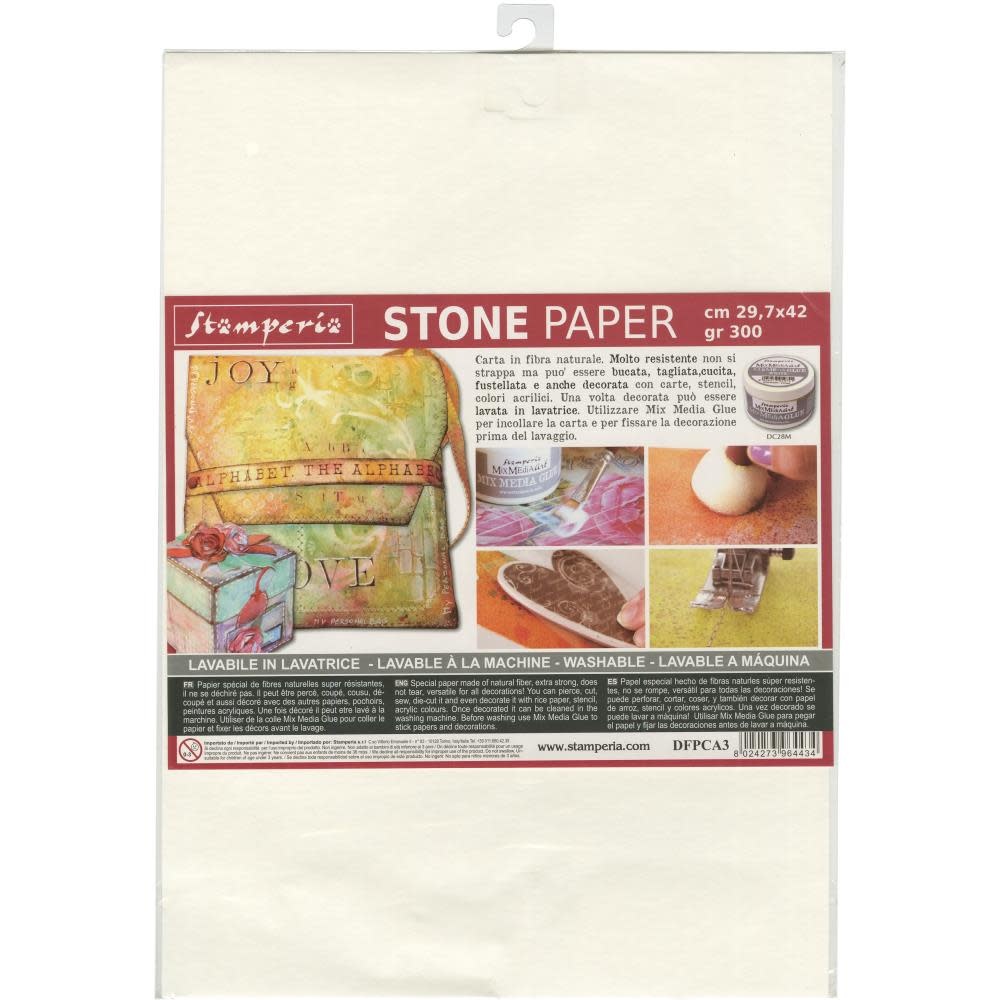 STAMPERIA STAMPERIA A3 STONE PAPER 29.7X42CM