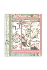 STAMPERIA STAMPERIA HOUSE OF ROSES 8x9 ASSORTED RUB-ONS 6/PK