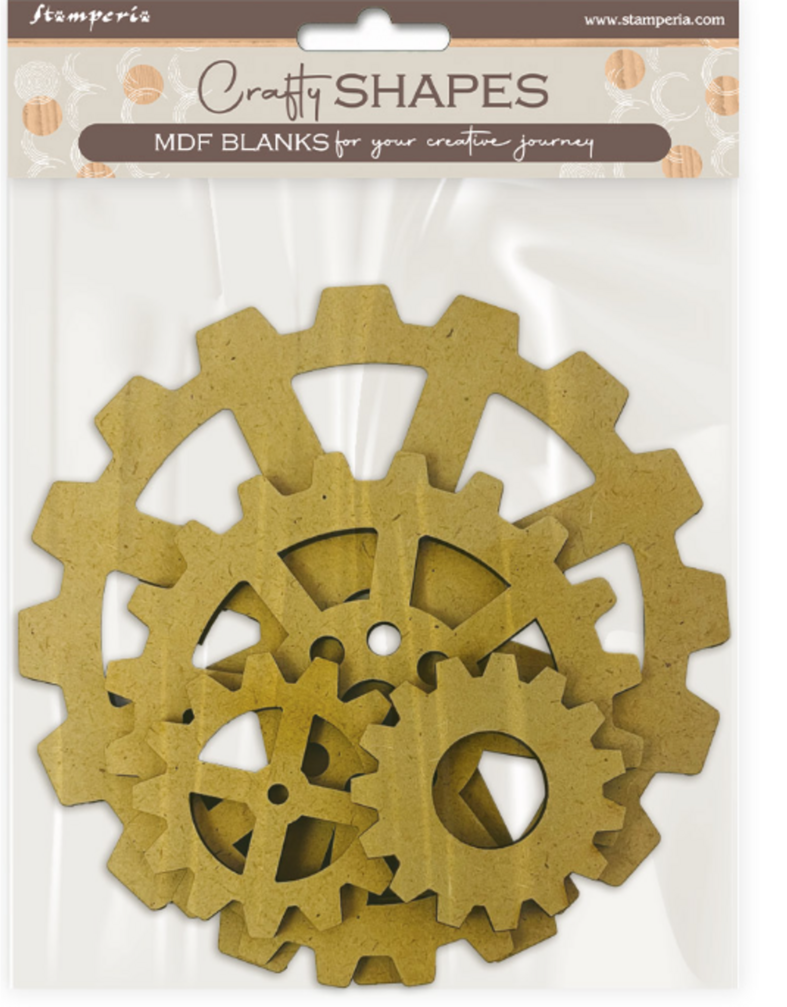 STAMPERIA STAMPERIA GARDENS OF TIME GEARS CRAFTY SHAPES