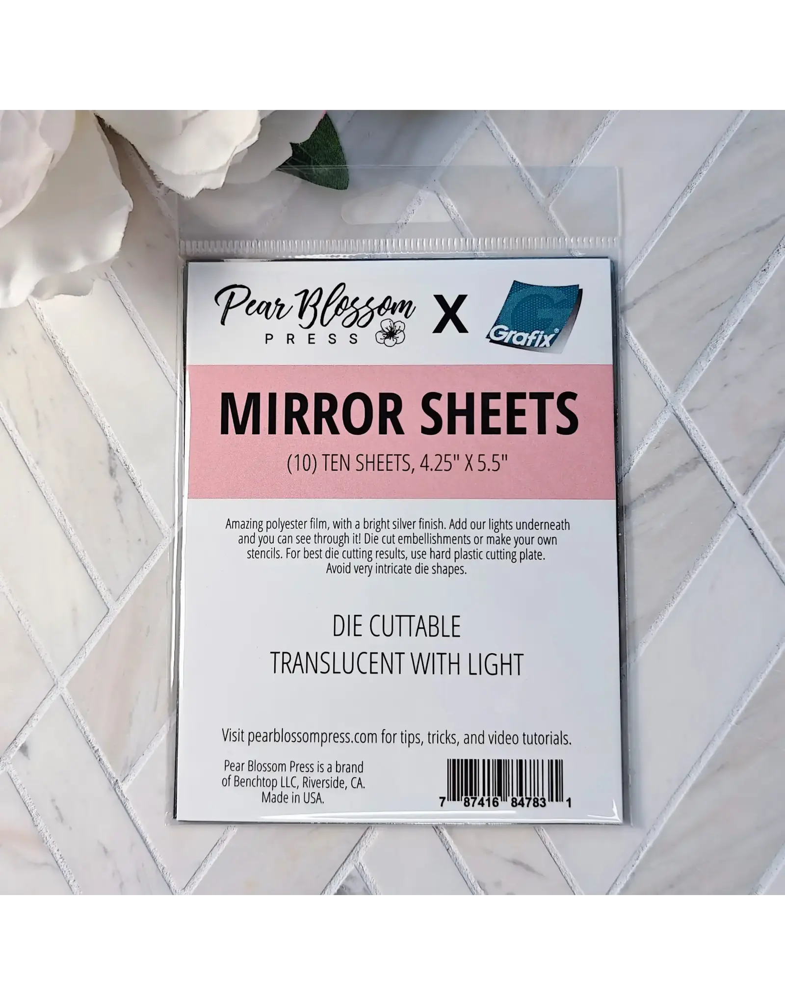 PEAR BLOSSOM PRESS PEAR BLOSSOM PRESS A2 MIRROR SHEETS 10/PK