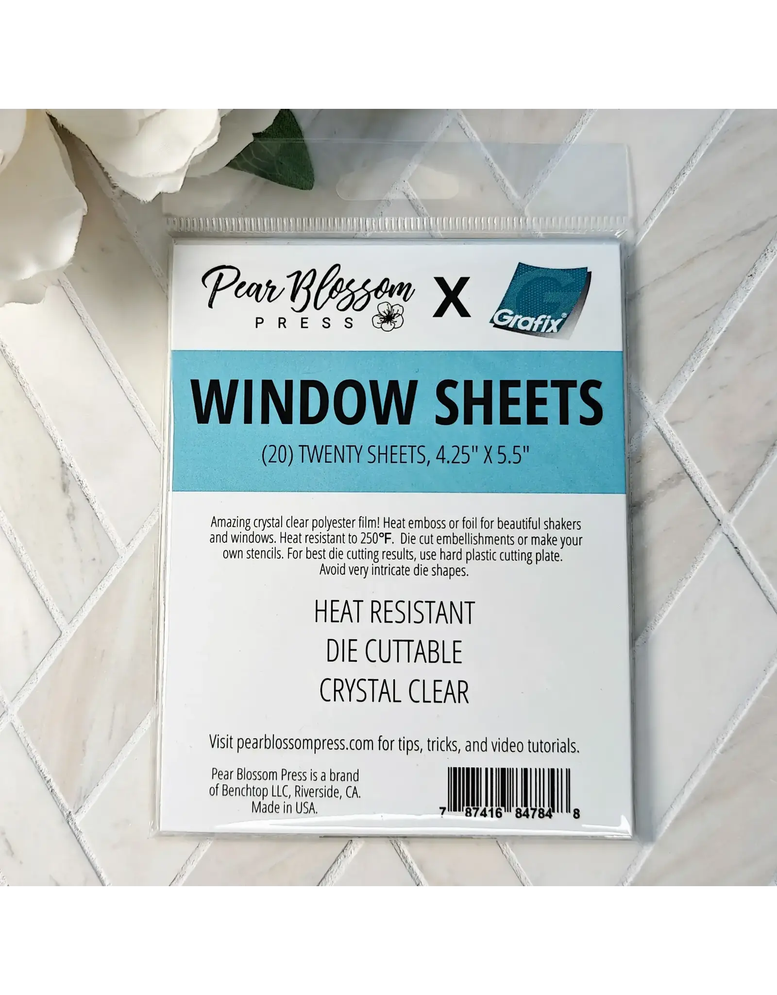 PEAR BLOSSOM PRESS PEAR BLOSSOM PRESS A2 WINDOW SHEETS 20/PK