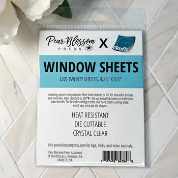 PEAR BLOSSOM PRESS PEAR BLOSSOM PRESS A2 WINDOW SHEETS 20/PK