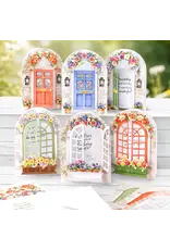 KATY SUE KATY SUE ARCHED FLORAL WINDOWS & DOORS CARD MAKING KIT