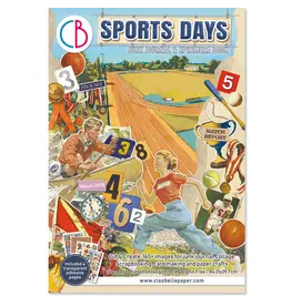 CIAO BELLA CIAO BELLA SPORTS DAYS JUNK JOURNAL & EPHEMERA 32/PK