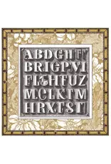 CIAO BELLA CIAO BELLA TYPOGRAPHIC 6x6 DELUXE PEARL COPPER & VELLUM MIXED PAPER PACK 6 SHEETS