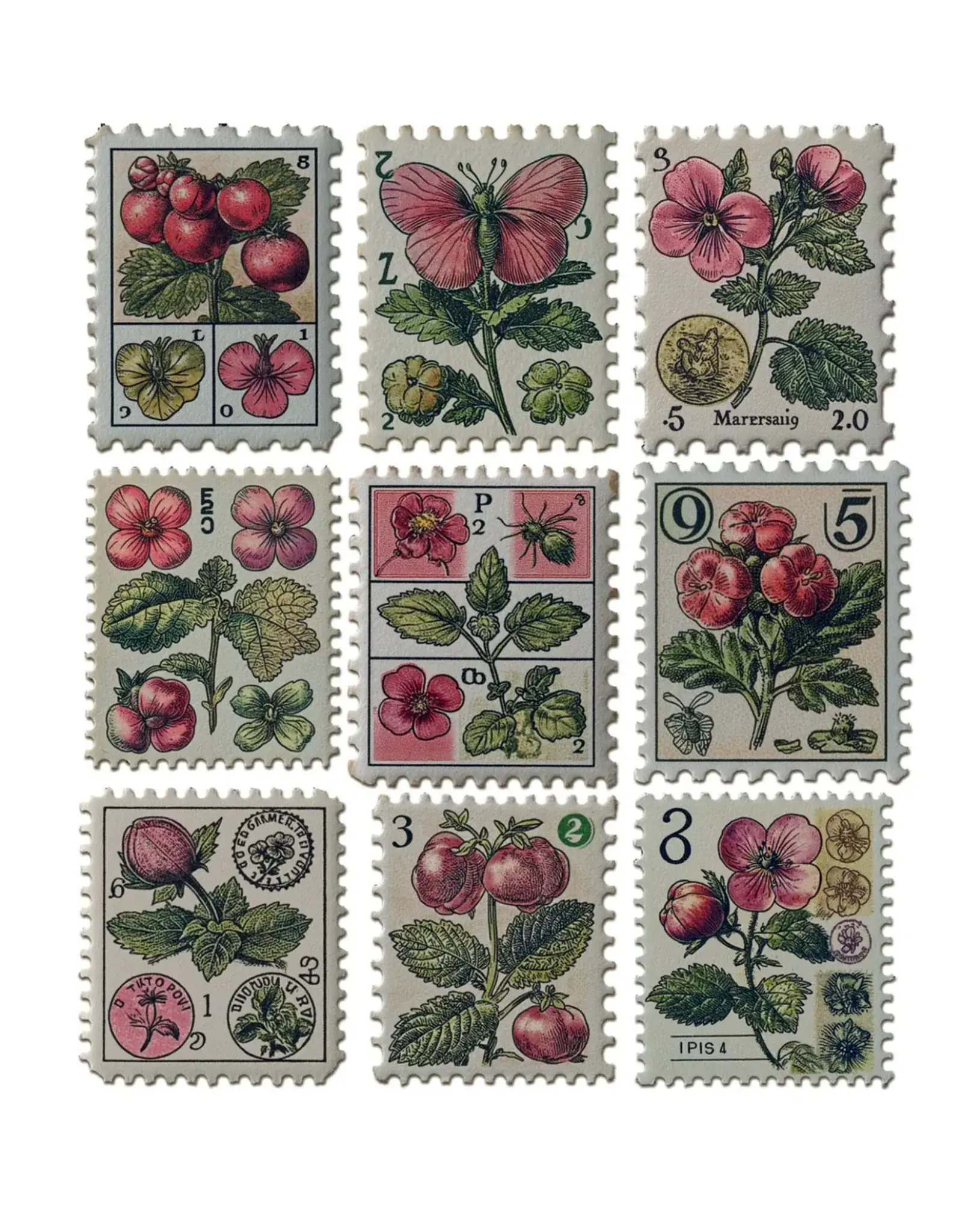 CIAO BELLA CIAO BELLA FARAWAY MAIL STICKER SET 10/PK