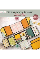 CRAFTREAT CRAFTREAT SCRAPBOOK BLANK PRECUT ALBUM BASE LAPBOOK FOLIO BLACK