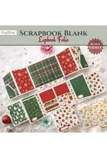 CRAFTREAT CRAFTREAT SCRAPBOOK BLANK PRECUT ALBUM BASE LAPBOOK FOLIO WHITE