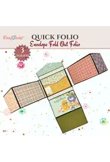 CRAFTREAT CRAFTREAT SCRAPBOOK BLANKS QUICK FOLIO ENVELOPE FOLD UP FOLIO