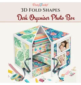 CRAFTREAT CRAFTREAT 3D FOLD SHAPES DESK ORGANISER PHOTO BOX