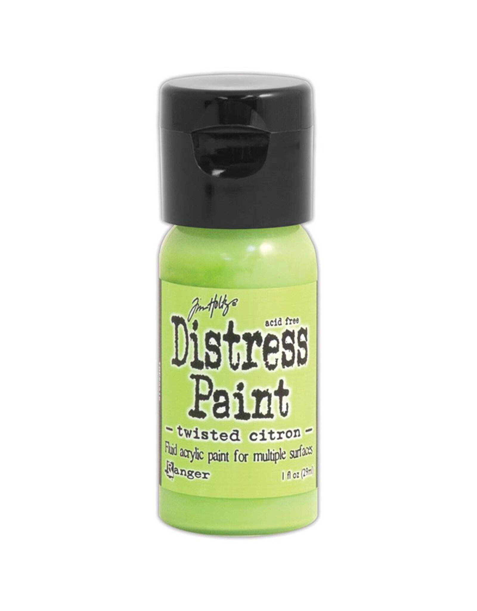 RANGER TIM HOLTZ DISTRESS ACRYLIC PAINT TWISTED CITRON 1OZ