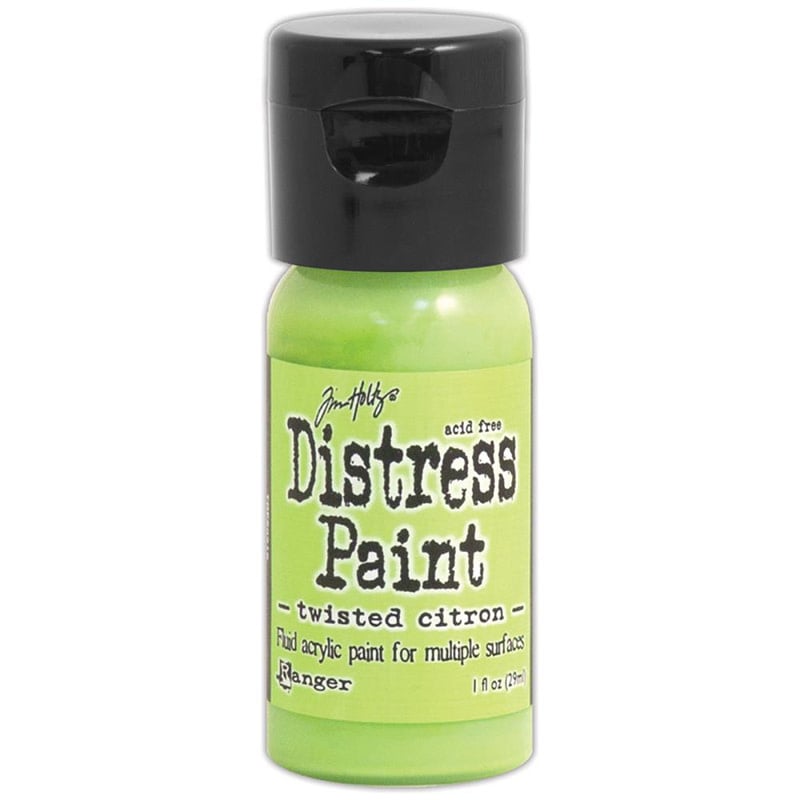 RANGER TIM HOLTZ DISTRESS ACRYLIC PAINT TWISTED CITRON 1OZ