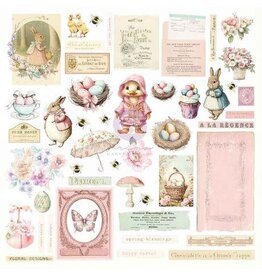 PRIMA PRIMA FRANK GARCIA SWEET SPRING SUNSHINE & BUNNIES EPHEMERA