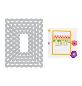 HERO ARTS HERO ARTS SQUIGGLY RECTANGLE FRAMES DIE SET