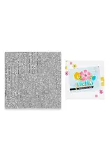 HERO ARTS HERO ARTS FRIENDLY TYPE 6x6 CLING STAMP