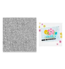 HERO ARTS HERO ARTS FRIENDLY TYPE 6x6 CLING STAMP