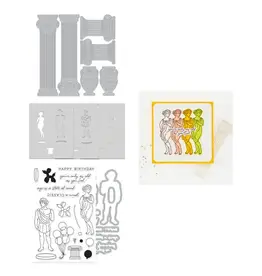 HERO ARTS HERO ARTS YOU'RE A CLASSIC CLEAR STAMP & DIE & STENCIL SET