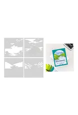 HERO ARTS HERO ARTS LAKE OF LEGENDS 6x6 STENCIL SET