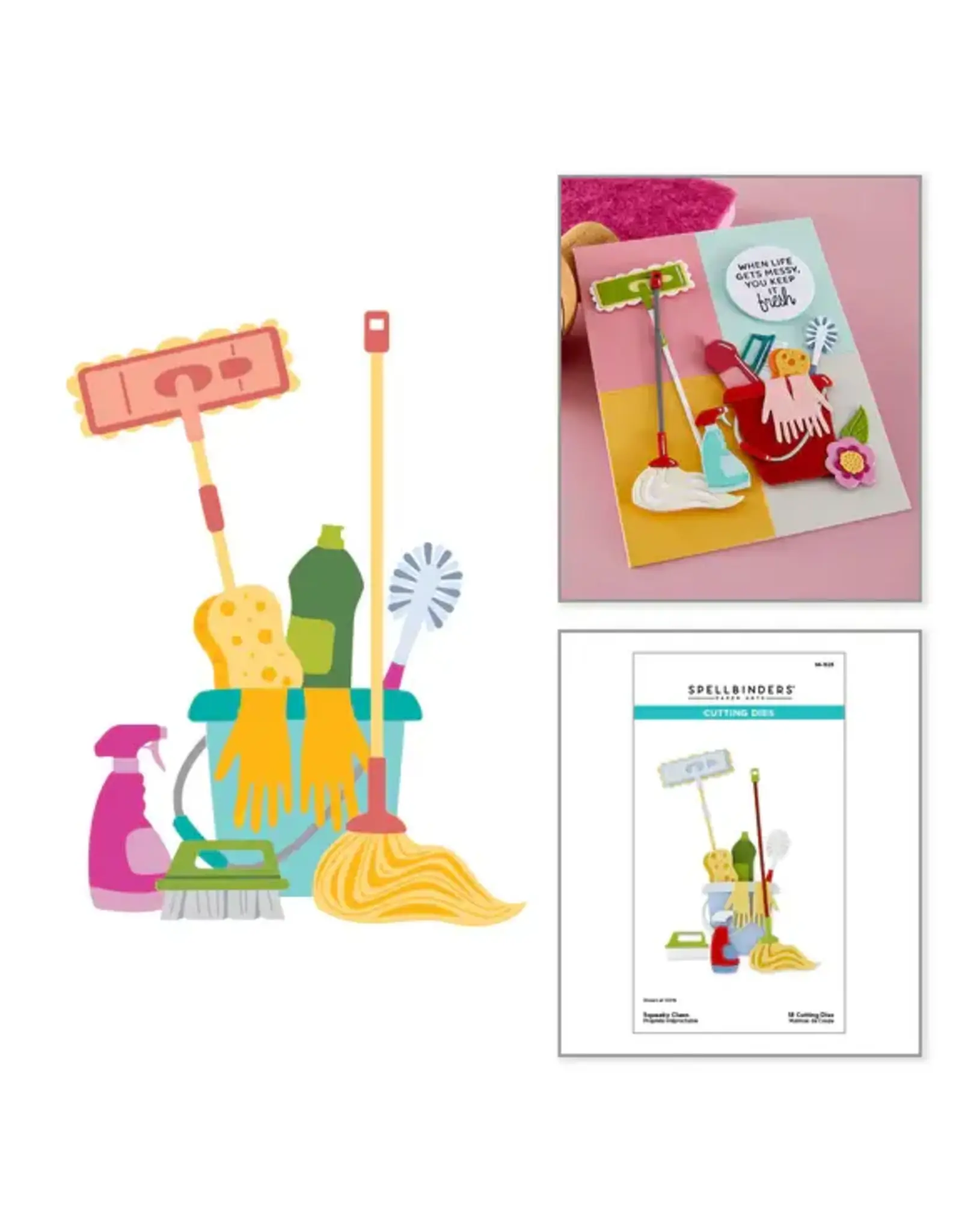 SPELLBINDERS SPELLBINDERS SQUEAKY CLEAN ETCHED DIE SET