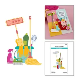 SPELLBINDERS SPELLBINDERS SQUEAKY CLEAN ETCHED DIE SET