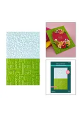 SPELLBINDERS SPELLBINDERS SUDS & BUDS 3D EMBOSSING FOLDER