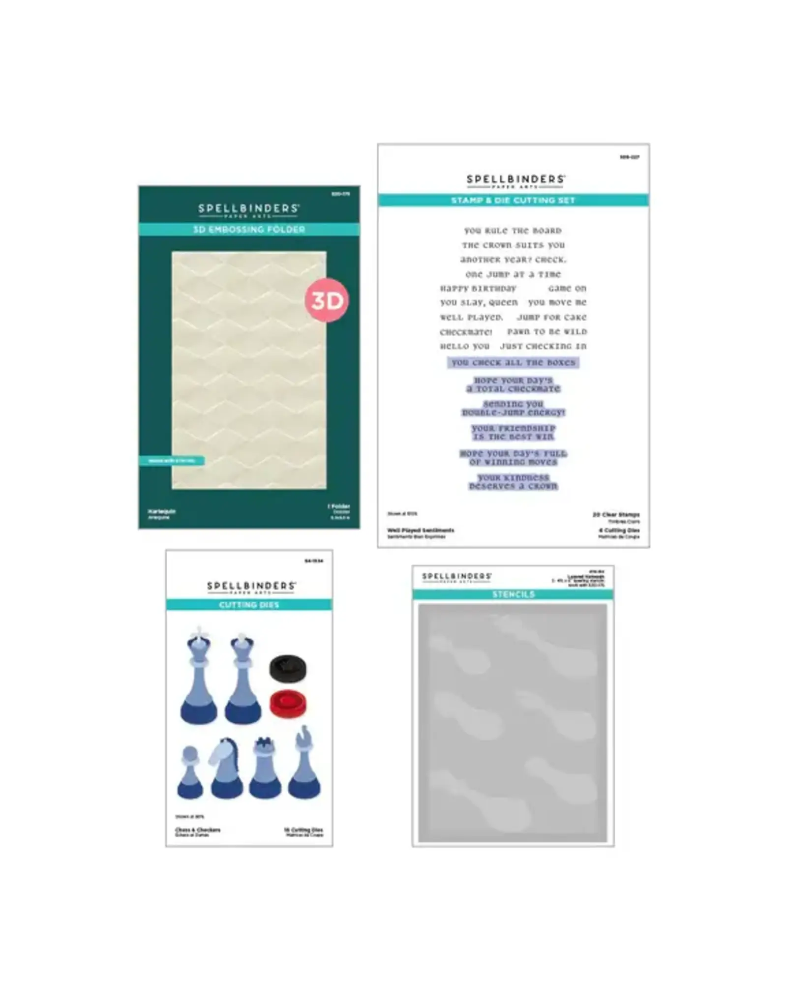 SPELLBINDERS SPELLBINDERS CHECKMATE I WANT IT ALL! BUNDLE