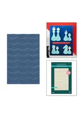 SPELLBINDERS SPELLBINDERS HARLEQUIN 3D EMBOSSING FOLDER