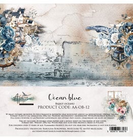 ALCHEMY OF ART ALCHEMY OF ART OCEAN BLUE 6x6 PAPER PACK 24 SHEETS