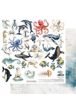 ALCHEMY OF ART ALCHEMY OF ART IOCEAN BLUE ANIMALS 12x12 EXTRAS CARDSTOCK