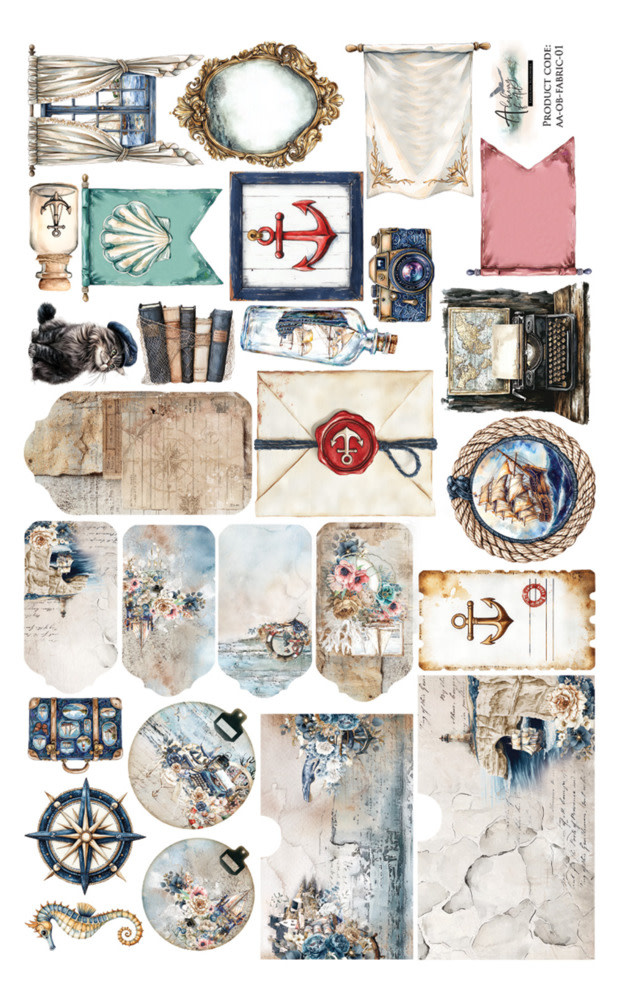 ALCHEMY OF ART ALCHEMY OF ART OCEAN BLUE 01 FABRIC EXTRAS