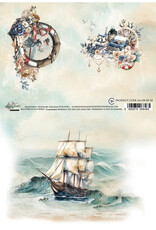 ALCHEMY OF ART ALCHEMY OF ART OCEAN BLUE 02 A4 RICE PAPER