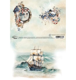 ALCHEMY OF ART ALCHEMY OF ART OCEAN BLUE 02 A4 RICE PAPER