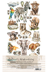 ALCHEMY OF ART ALCHEMY OF ART WILD ADVENTURES 6x12 EXTRAS DIE-CUTS