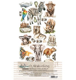 ALCHEMY OF ART ALCHEMY OF ART WILD ADVENTURES 6x12 EXTRAS DIE-CUTS