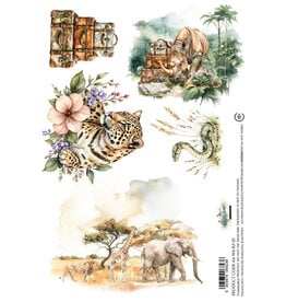 ALCHEMY OF ART ALCHEMY OF ART WILD ADVENTURES 03 A4 RICE PAPER