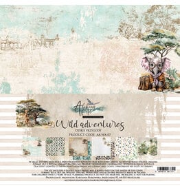 ALCHEMY OF ART ALCHEMY OF ART WILD ADVENTURES 12x12 PAPER PACK 6 SHEETS